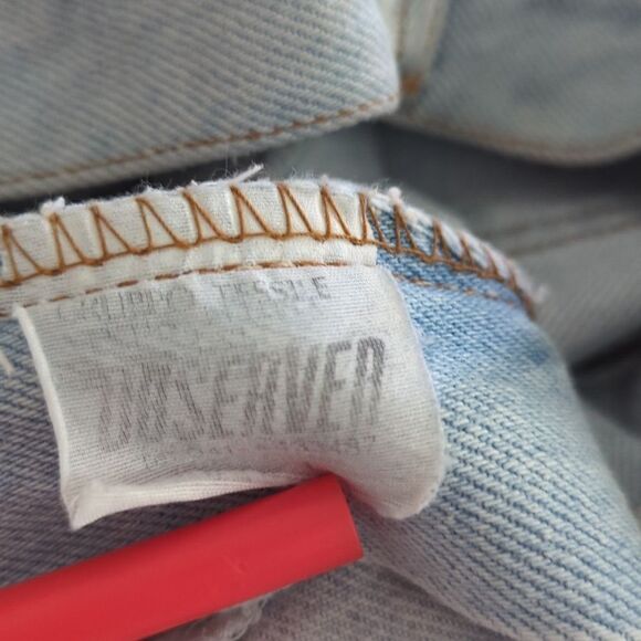 Vintage‎ Observer floral embroidered jean shorts made in Italy - Picture 10 of 11